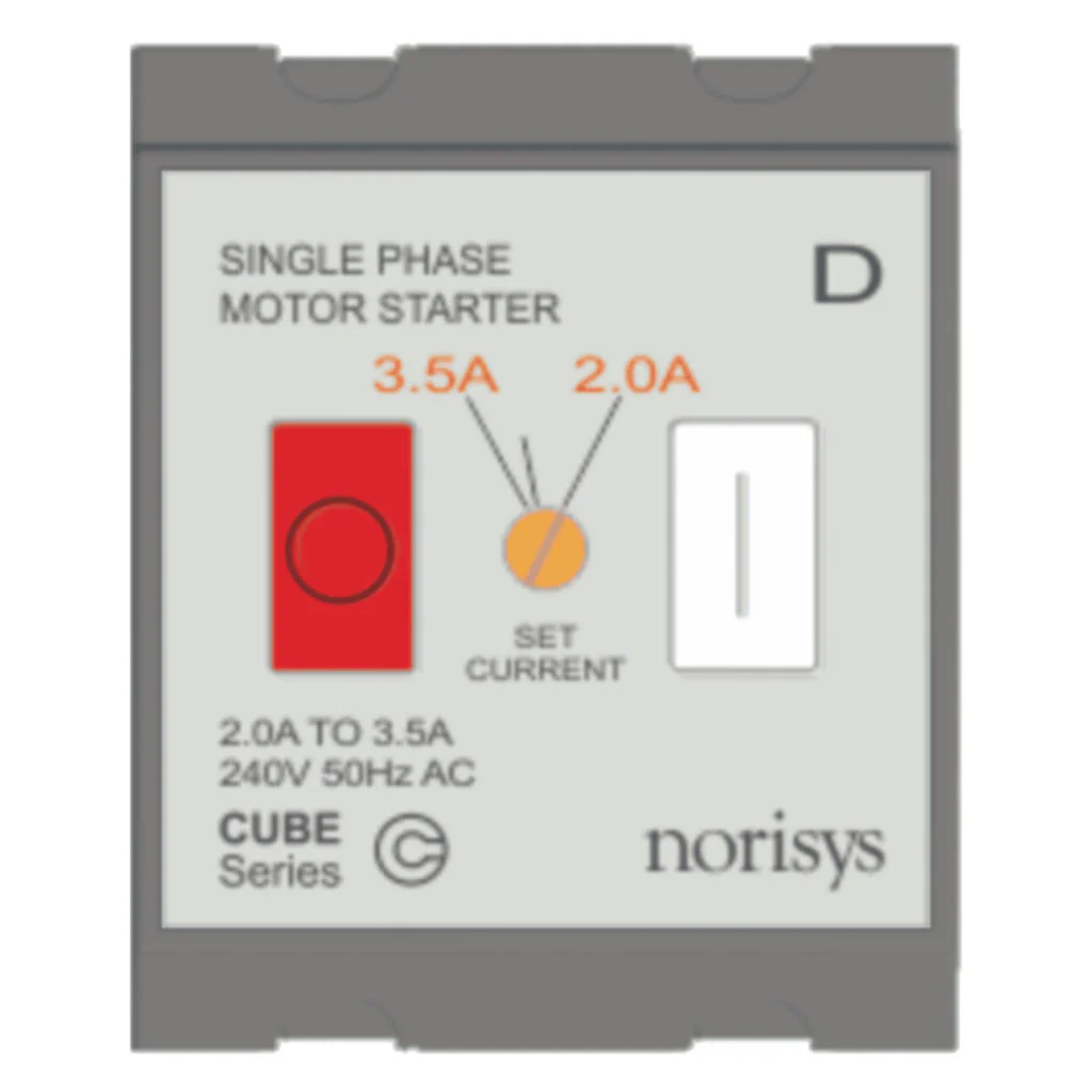 Norisys Cube Series Single Phase Motor Starter 2.00A-3.50A C525D .02