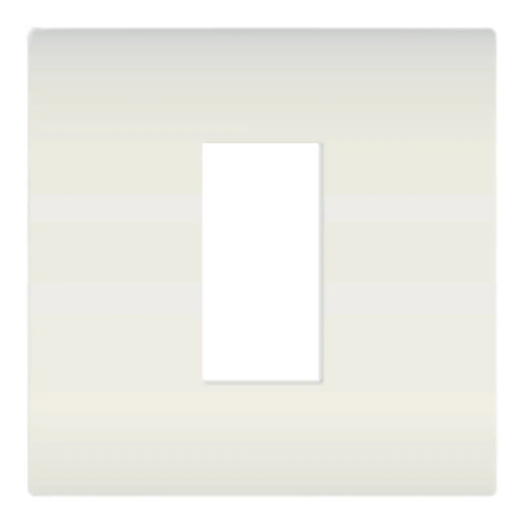 Norisys Cube Series Smart Plates With Frame Frost White