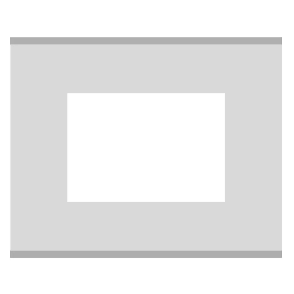 Norisys Cube Series Solid Aluminum Plates With Frame Natural - Image 3