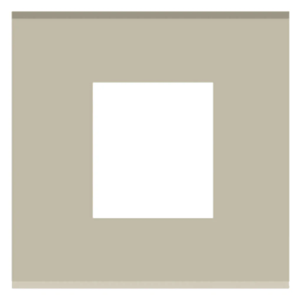 Norisys Cube Series Solid Glass Plates With Frame Smoked Silver - Image 2
