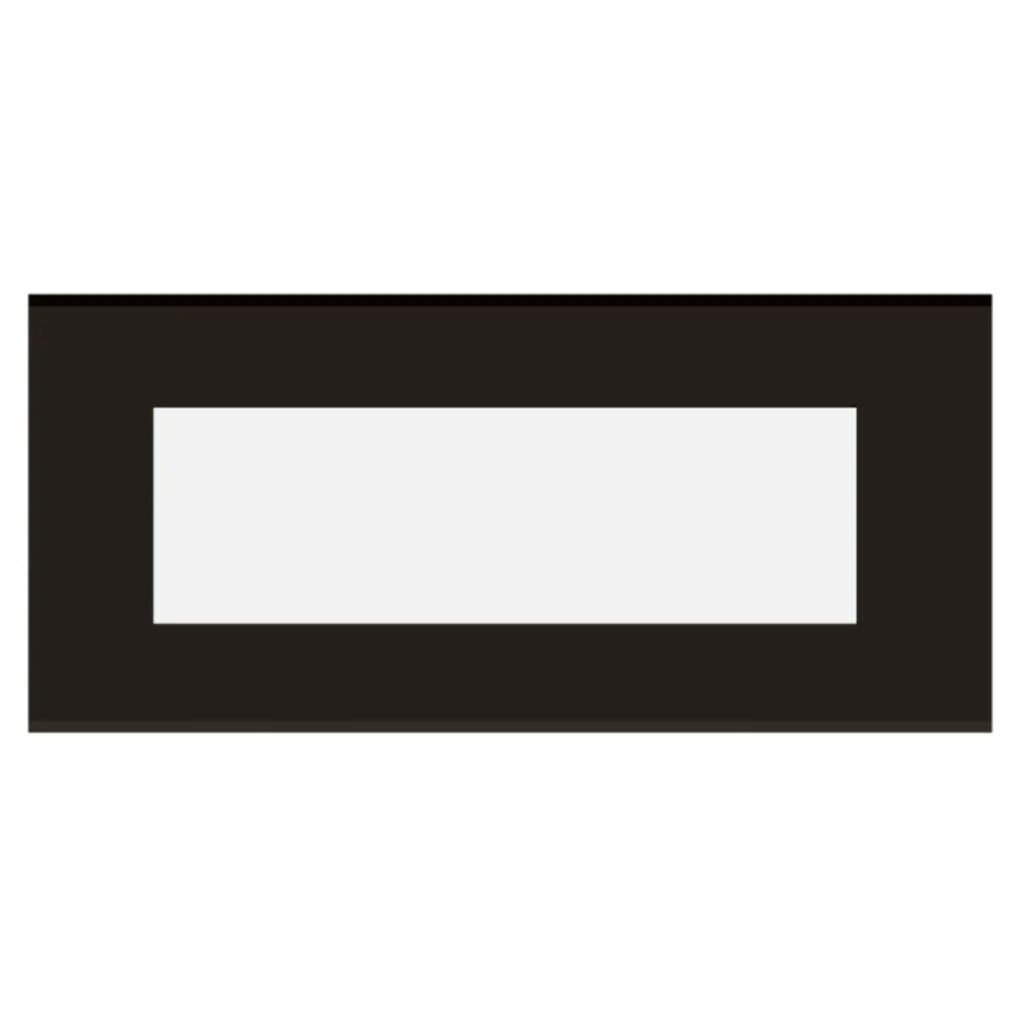 Norisys Cube Series Solid Glass Plates With Frame Solid Black - Image 6