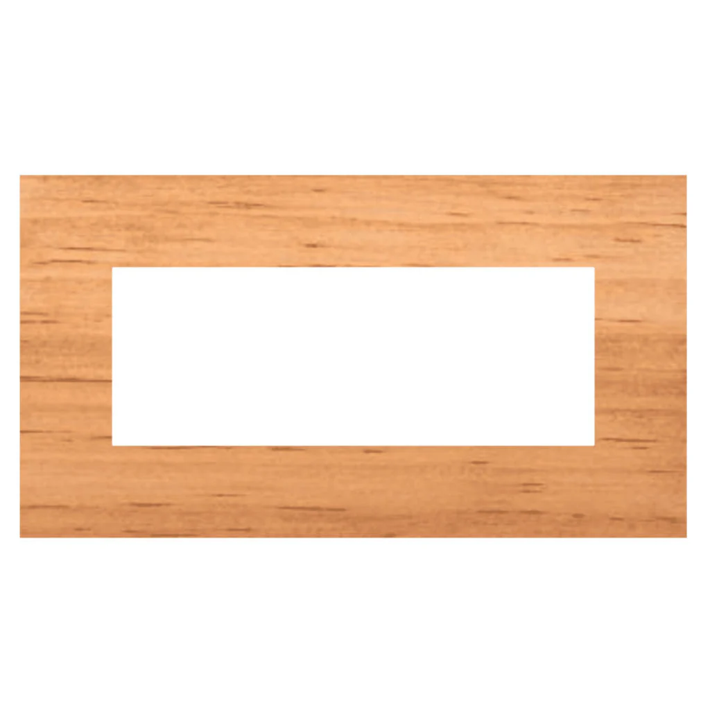 Norisys Cube Series Solid Wood Plates With Frame Natural Pinewood Polish - Image 5