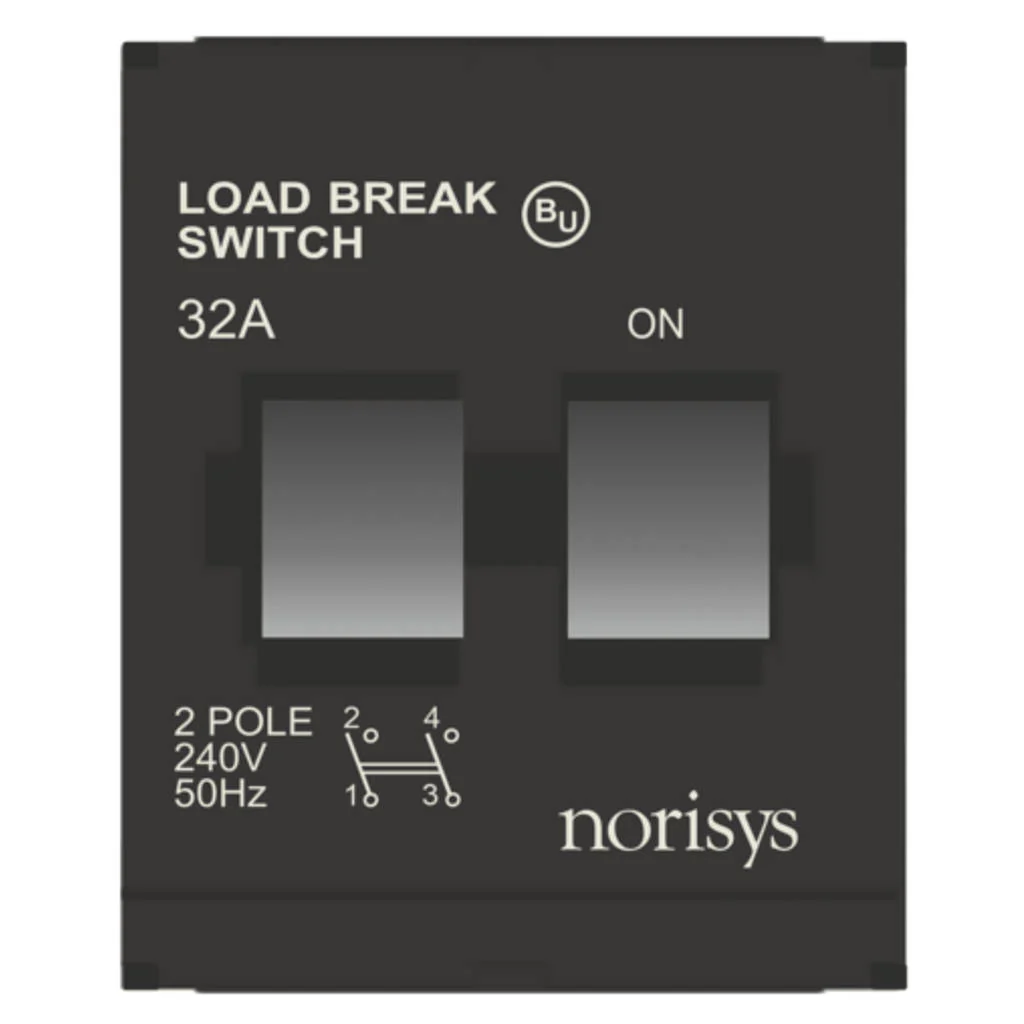 Norisys Cube Series Tiny Load Break Switch Double Pole 32A-50A
