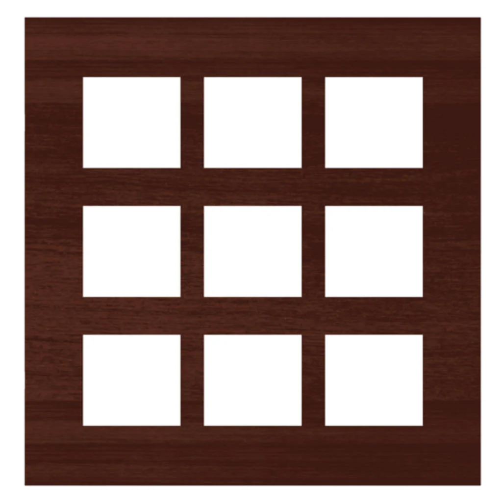 Norisys Square Series Smart Plates With Frame Wood Finish - Image 11