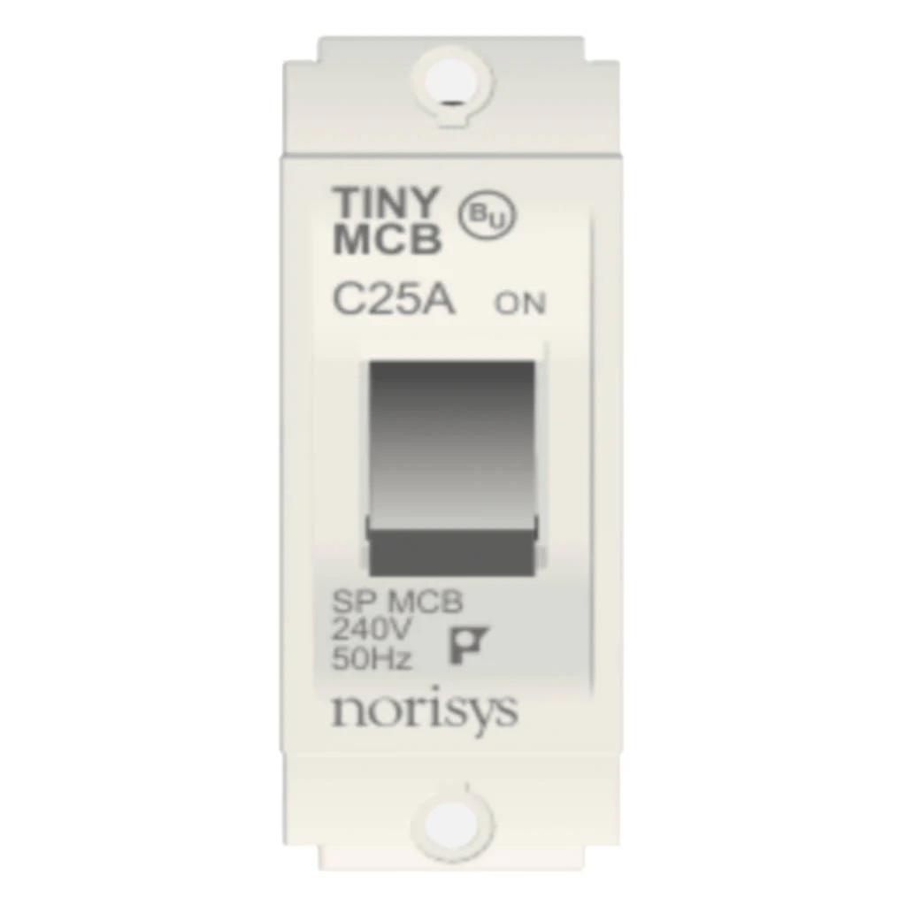 Norisys Square Series Tiny MCB Single Pole 6-32A - Image 5