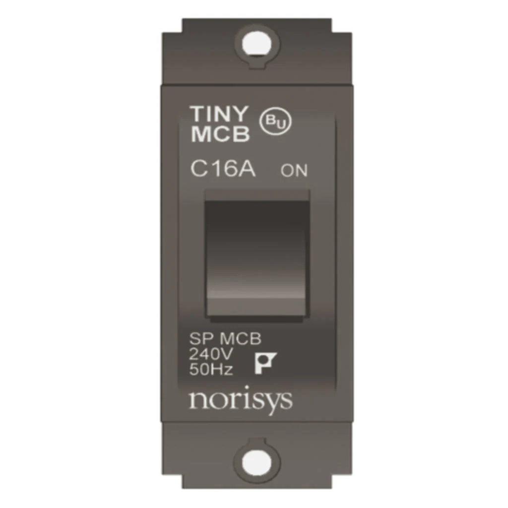Norisys Square Series Tiny MCB Single Pole 6A-32A - Image 3