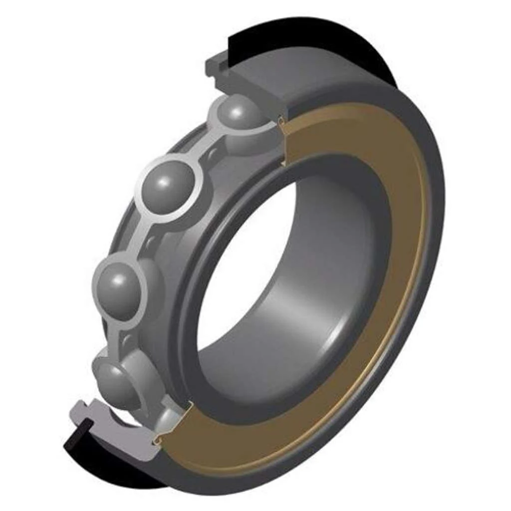 NTN Single Row Deep Groove Ball Bearing 6020ZZNR/2AS