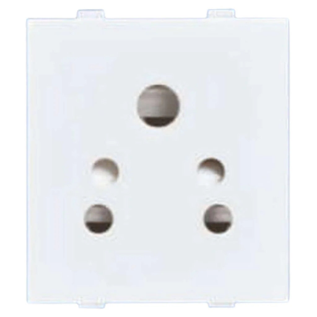 Orbit Express Modular Series 6A 2 In 1 Socket With Shutter 2 Module White 1432