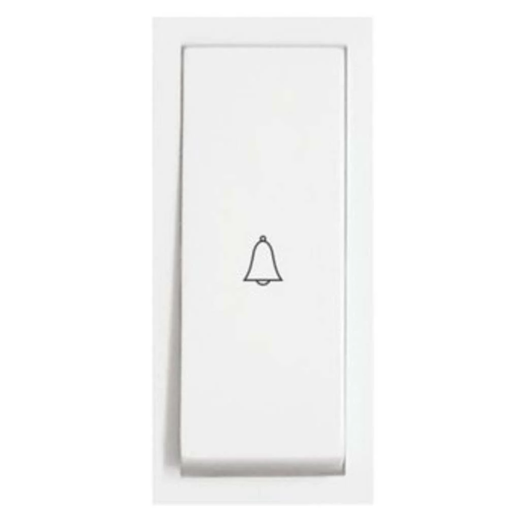 Orbit Express Modular Series Rocker 10A Bell Push Switch 1 Module White 1403