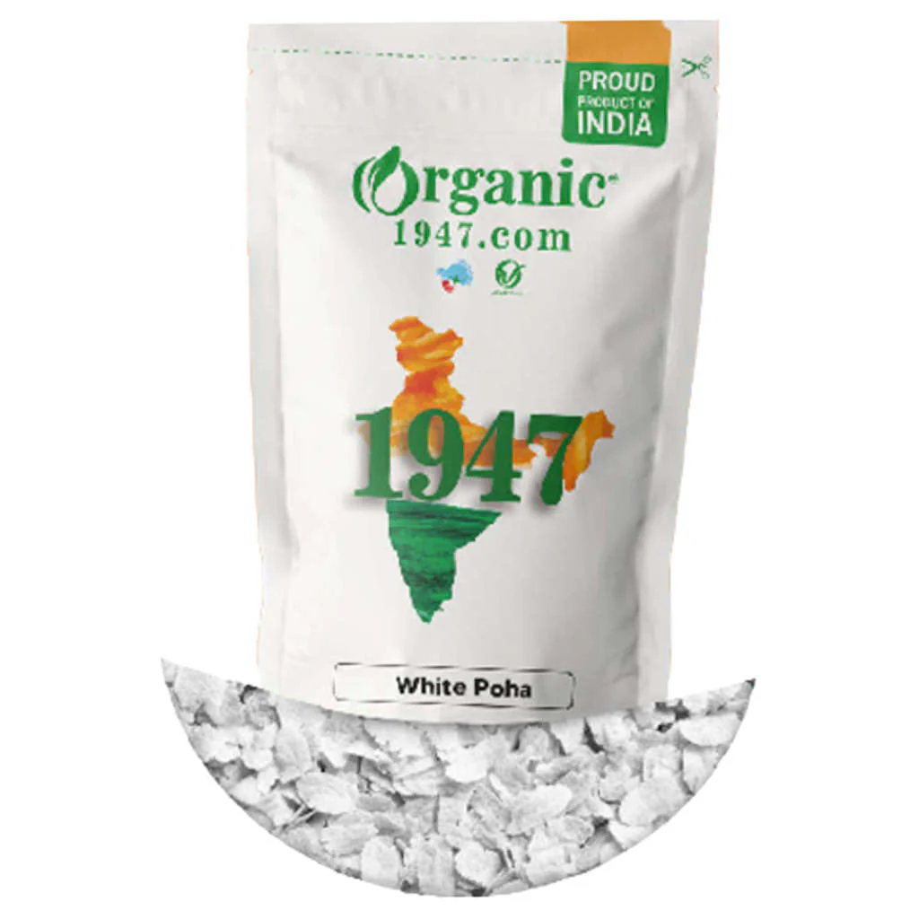 Organic 1947 White Poha(Aval) 800g