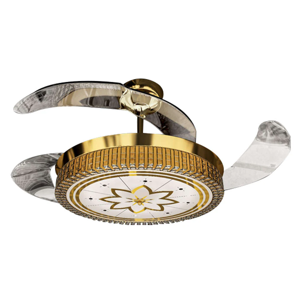 Orient Electric Eleganza EZ-01 Air Circulating Chandelier Fan 1200mm Gold
