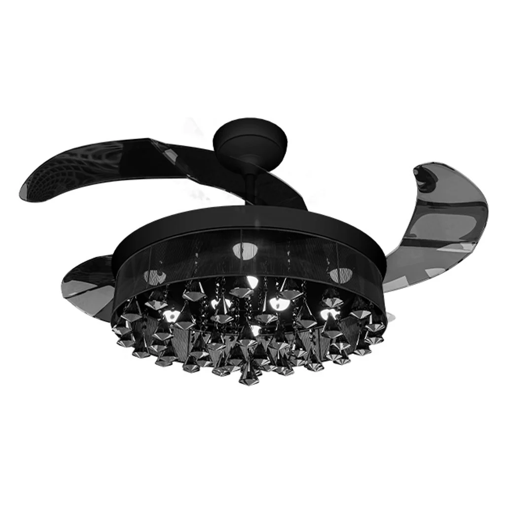 Orient Electric Eleganza EZ-03 Air Circulating Chandelier Fan 1200mm Black