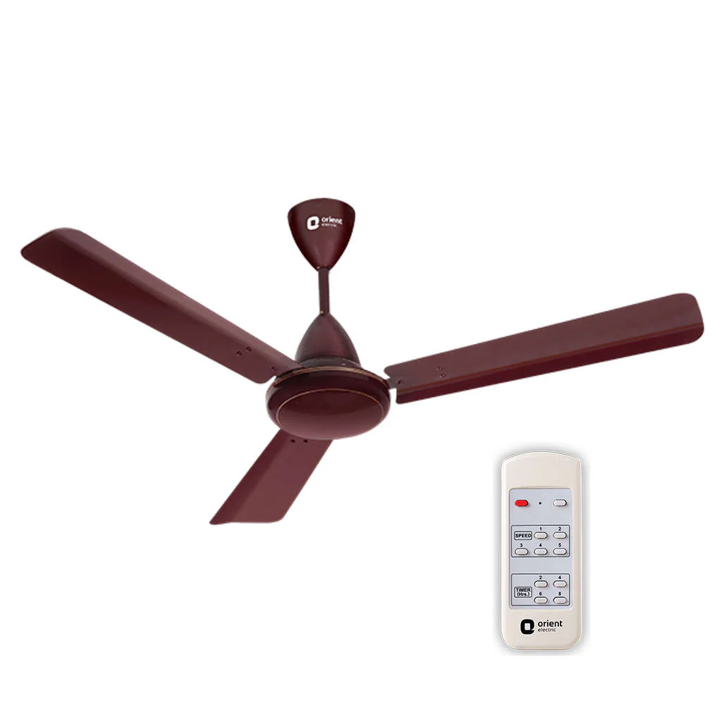 Orient Electric Hector 500 BLDC With Remote Ceiling Fan 1200mm Brown