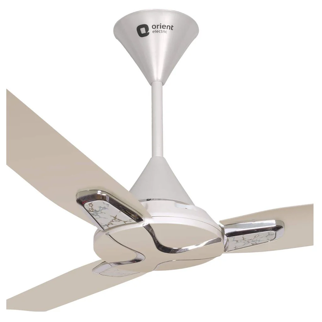 Orient Jazz Trendz High Speed Ceiling Fan 1200mm Pearl Metallic White with Marble - Image 4