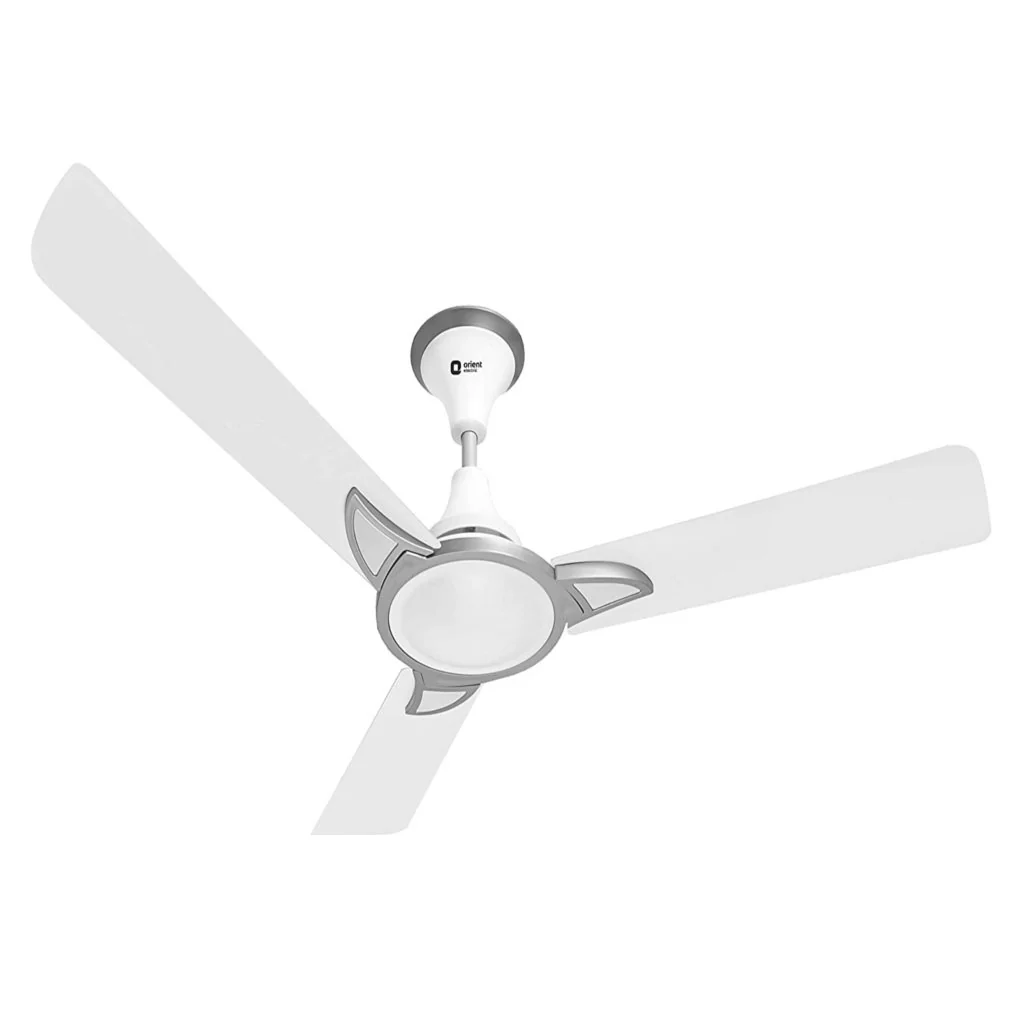 Orient Kiara Shine Anti-Dust Ceiling Fan 1200mm Pearl Metallic White