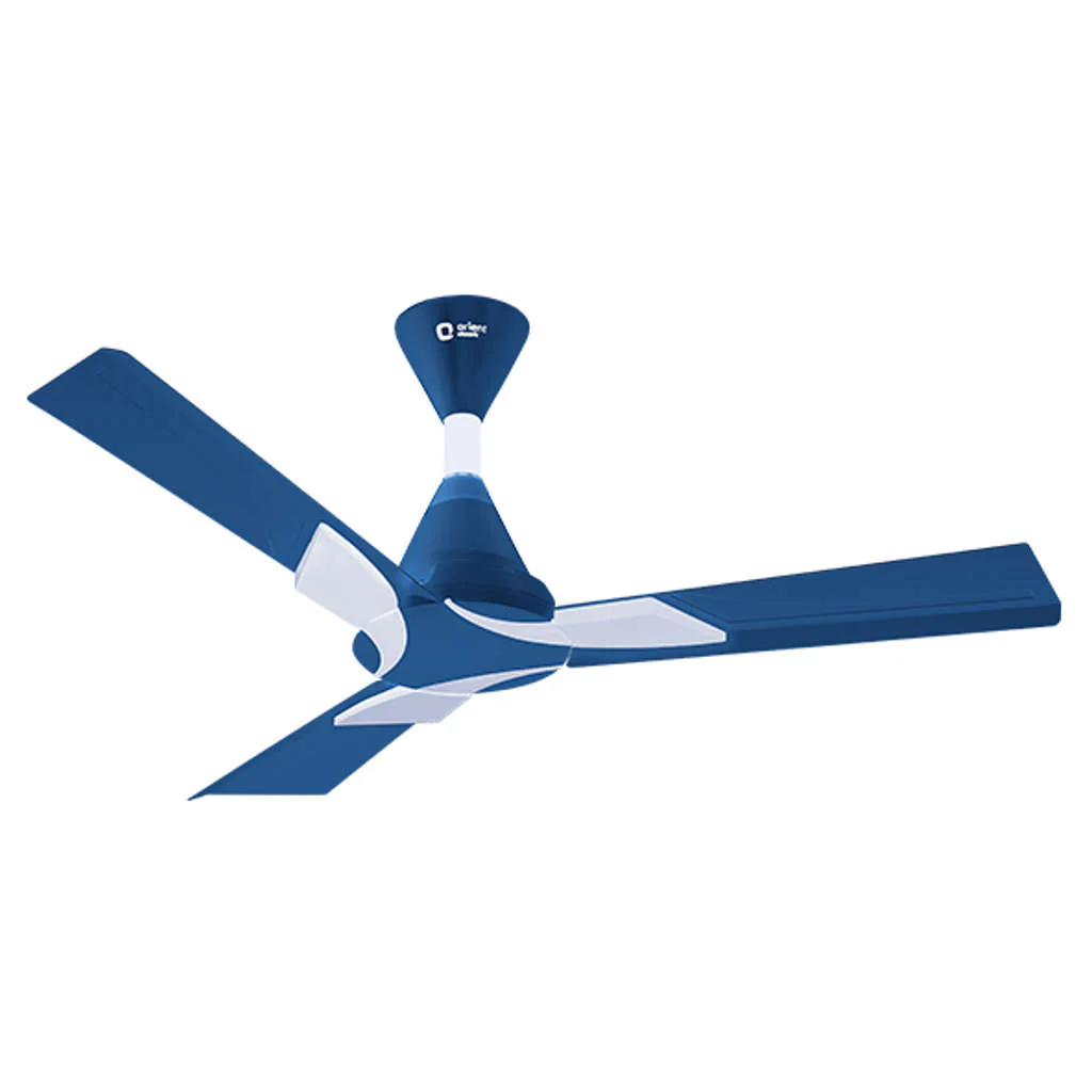 Orient Electric Wendy BLDC Ceiling Fan 1200mm Azure Blue-Silver