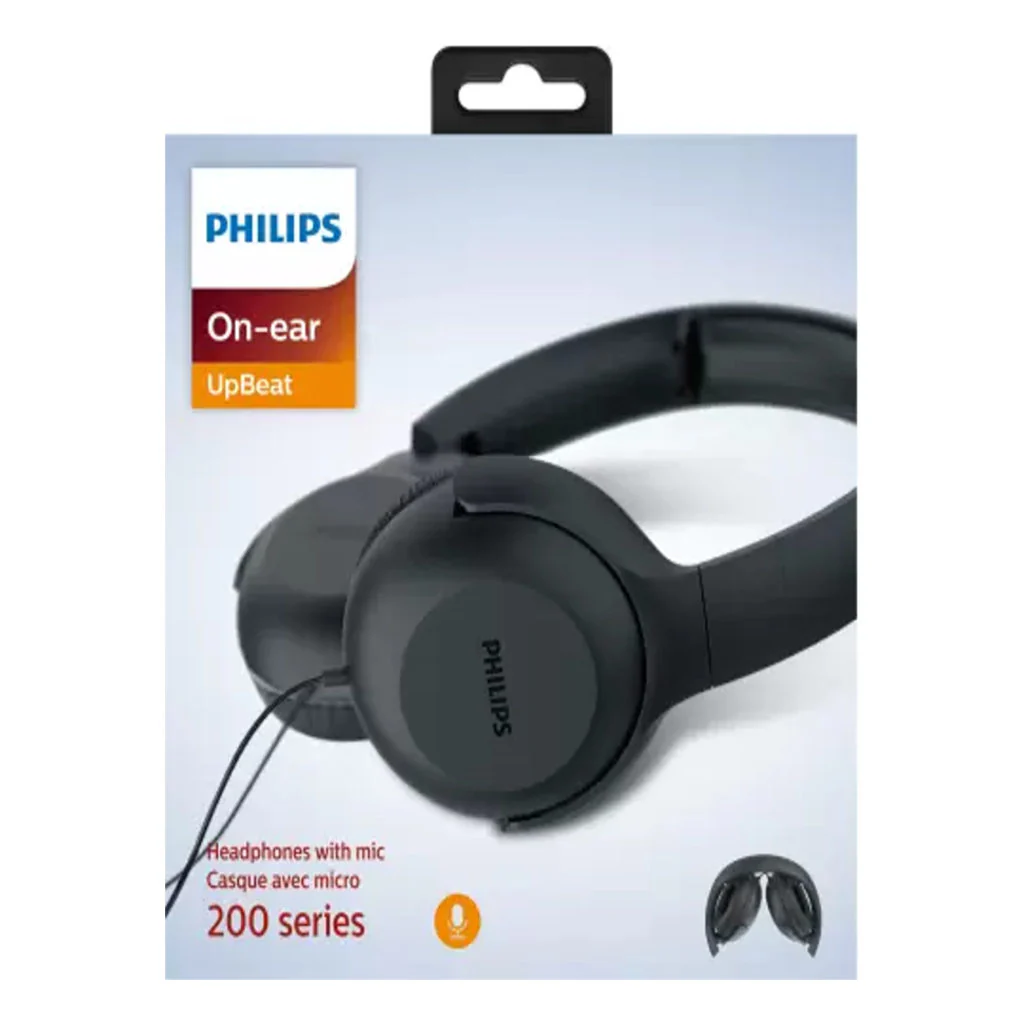 Philips Earphone With Mic Black TAUH201BK - Image 5