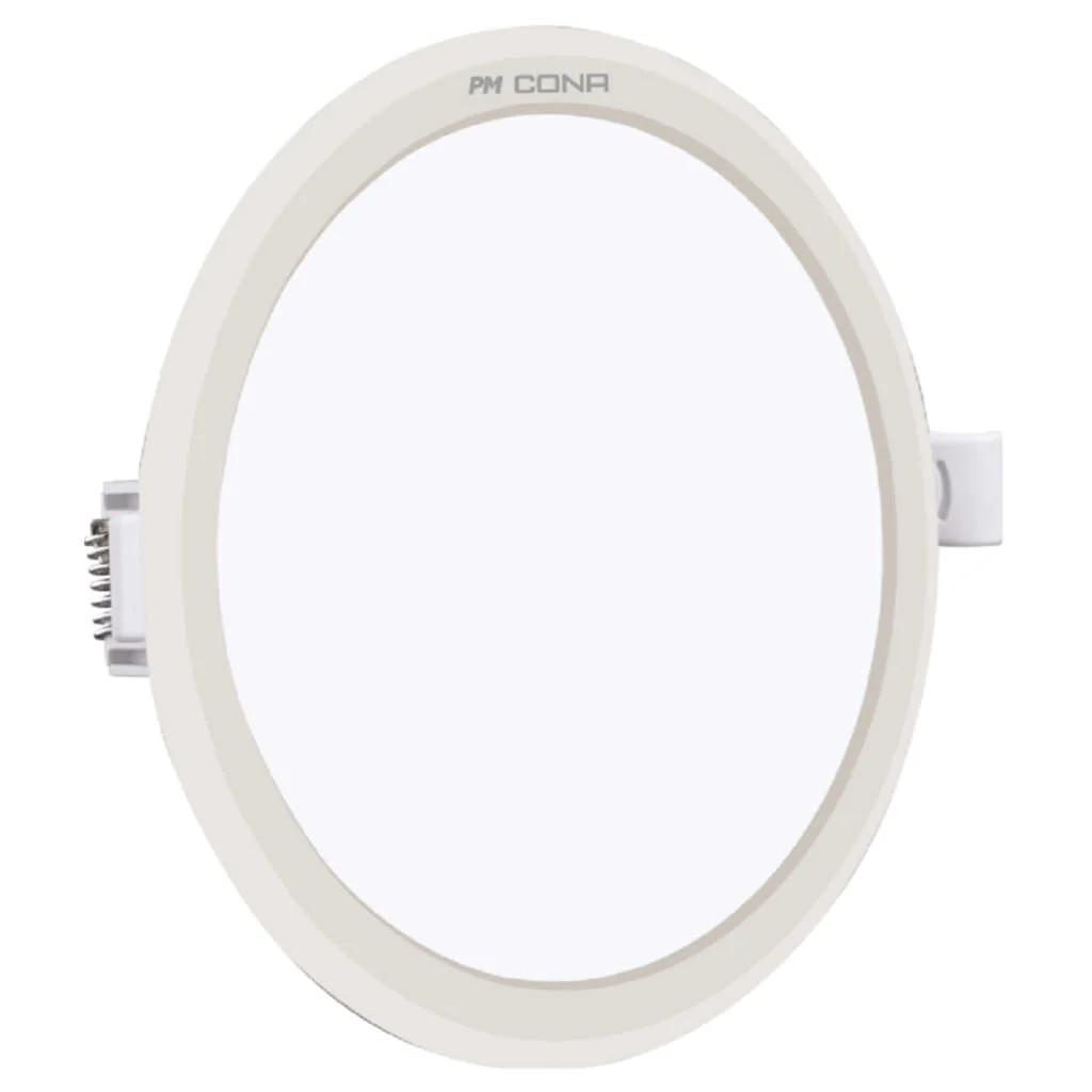 PM Cona SkyLight Spectrum Round Panel Downlight Cool White 22W 16022