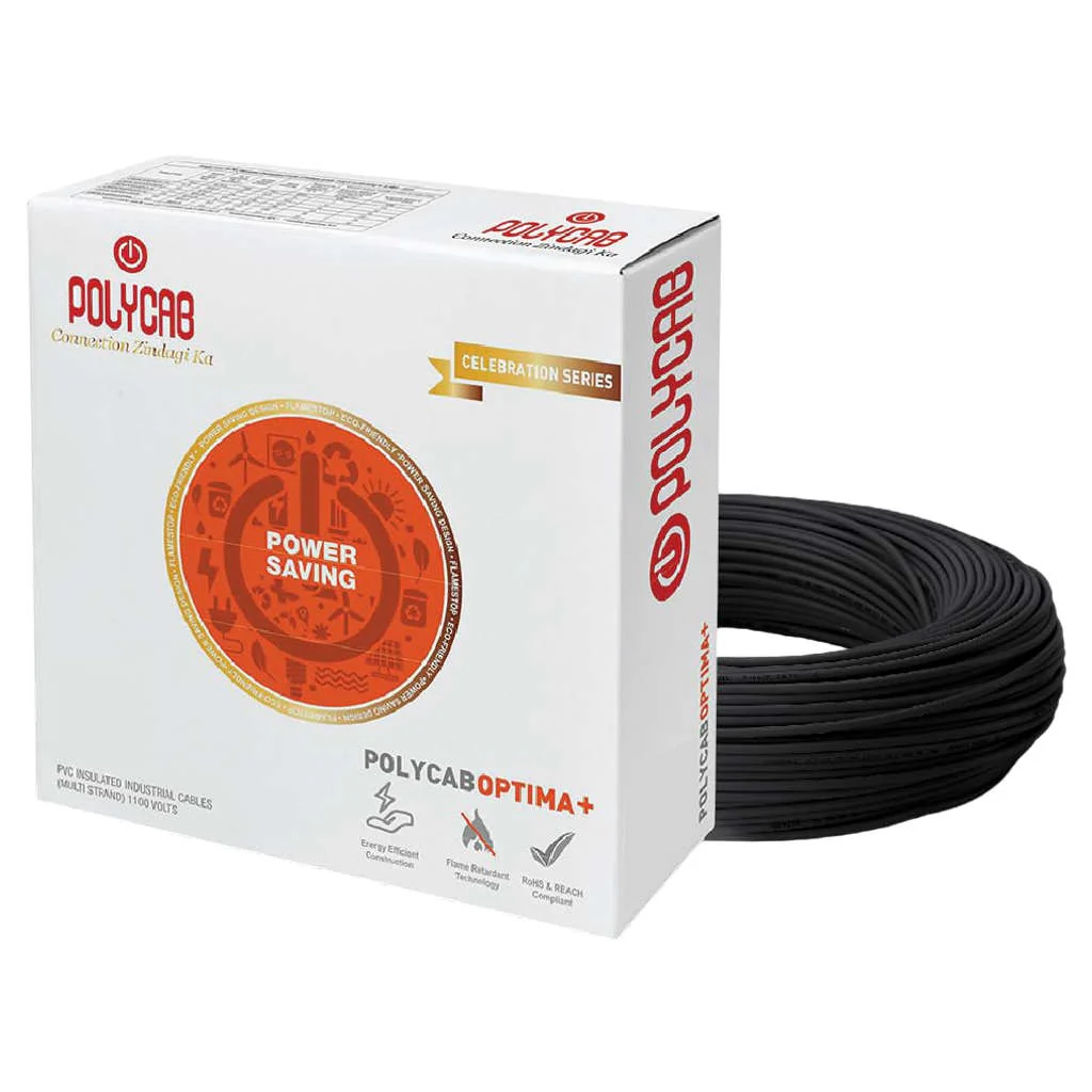 Polycab Optima Plus LF-FR Copper PVC Insulated House Wire 16 Sq.mm 90 Meters - Image 4