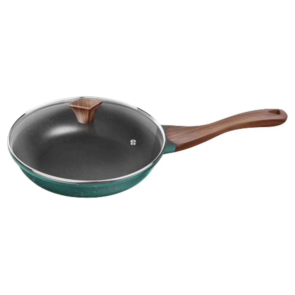 Preethi Die Cast Artistic Collection Non Stick Fry Pan 24cm Ocean Green CSW011