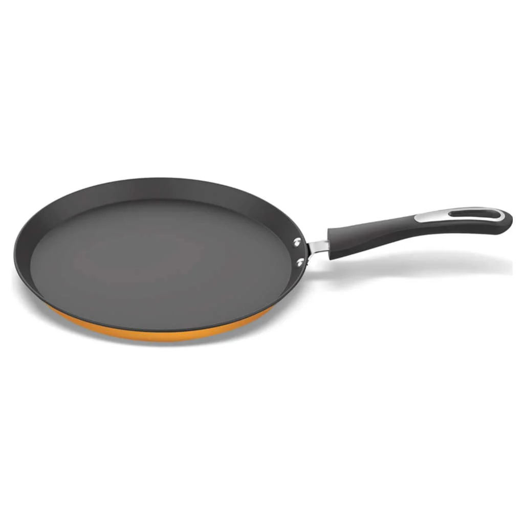 Preethi Dura Collection Non Stick Tawa Induction Base 28cm Turmeric Yellow CSW019