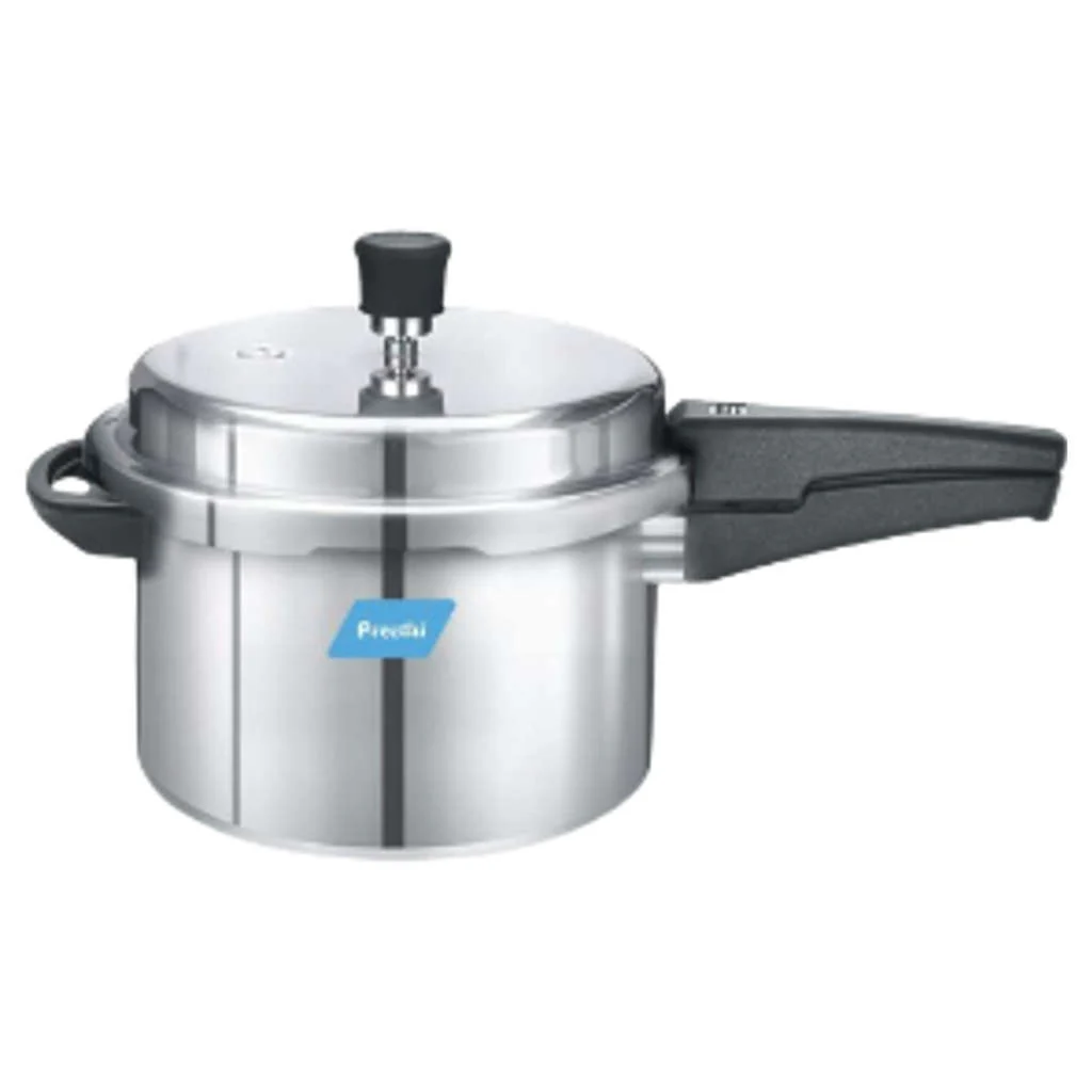 Preethi Pressure Cooker Outer Lid Aluminium 5 Litres Non Induction Base