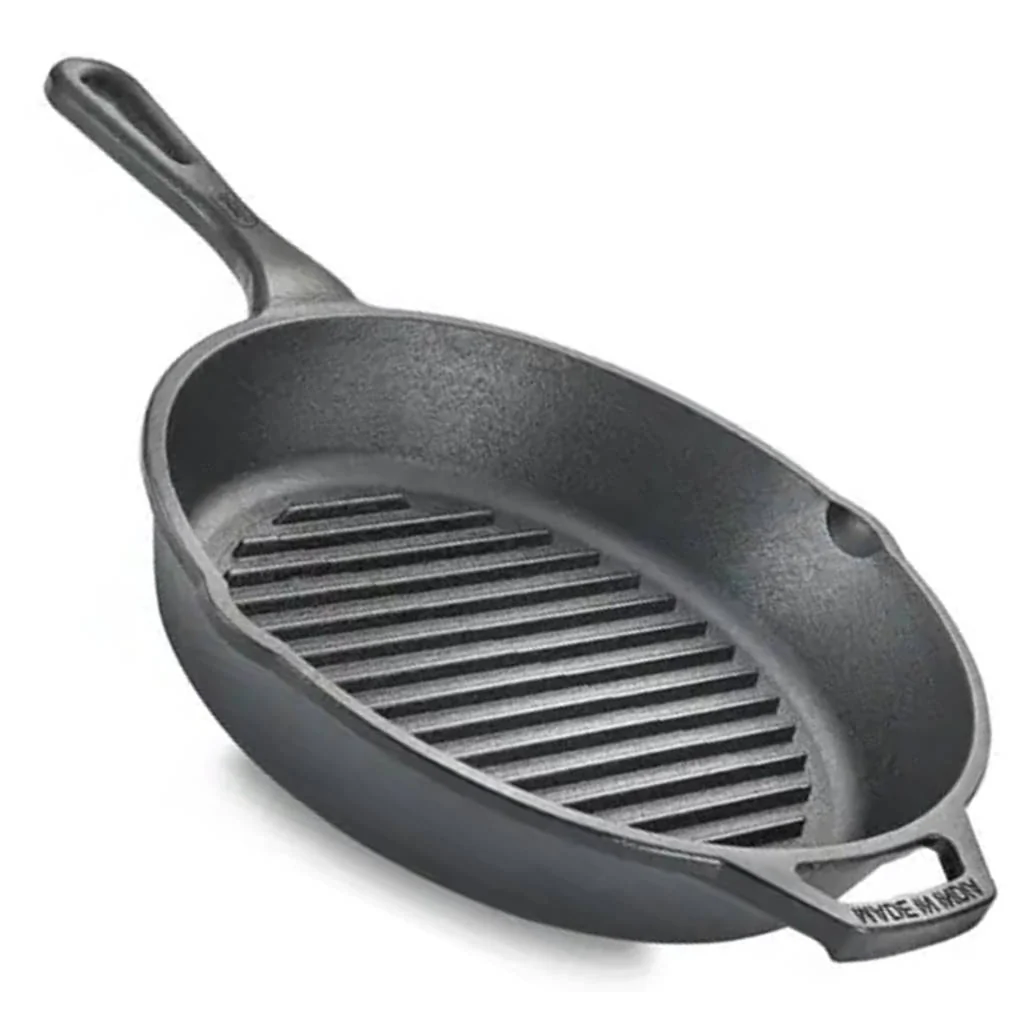 Prestige Cast Iron Scratch Resistant Grill Pan 25 cm Black 30560 - Image 2