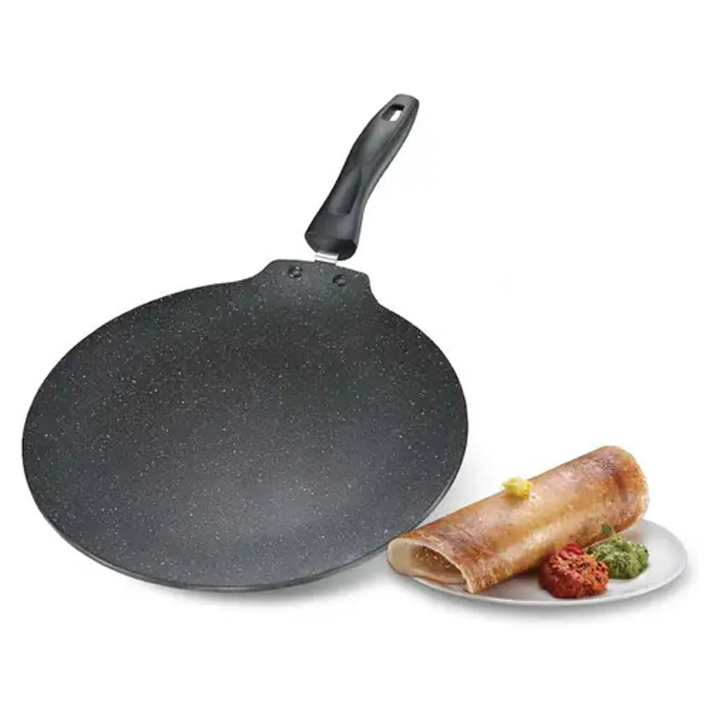 Prestige Omega Deluxe Granite Aluminium Non-Stick Dosa Tawa 28 cm Black 36861