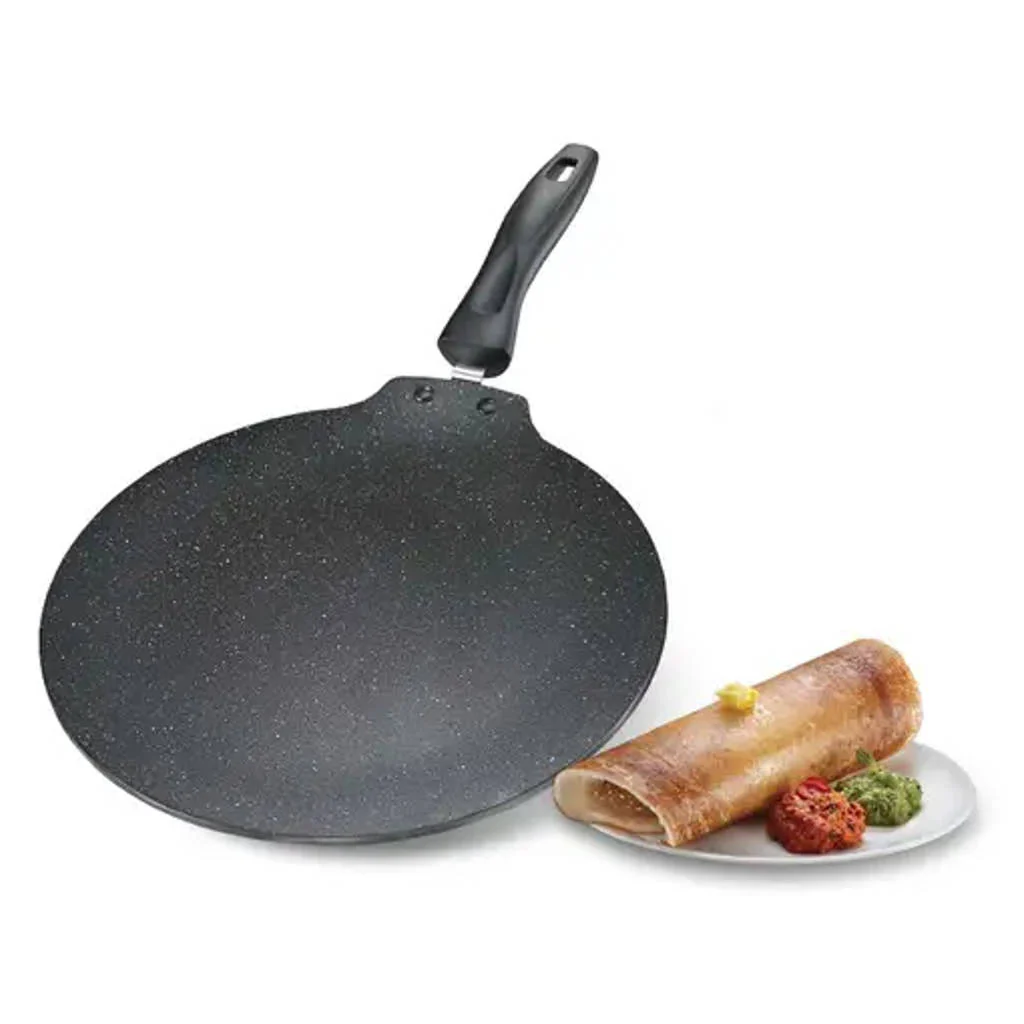 Prestige Omega Deluxe Granite Aluminium Non-Stick Dosa Tawa 30 cm Black 36862