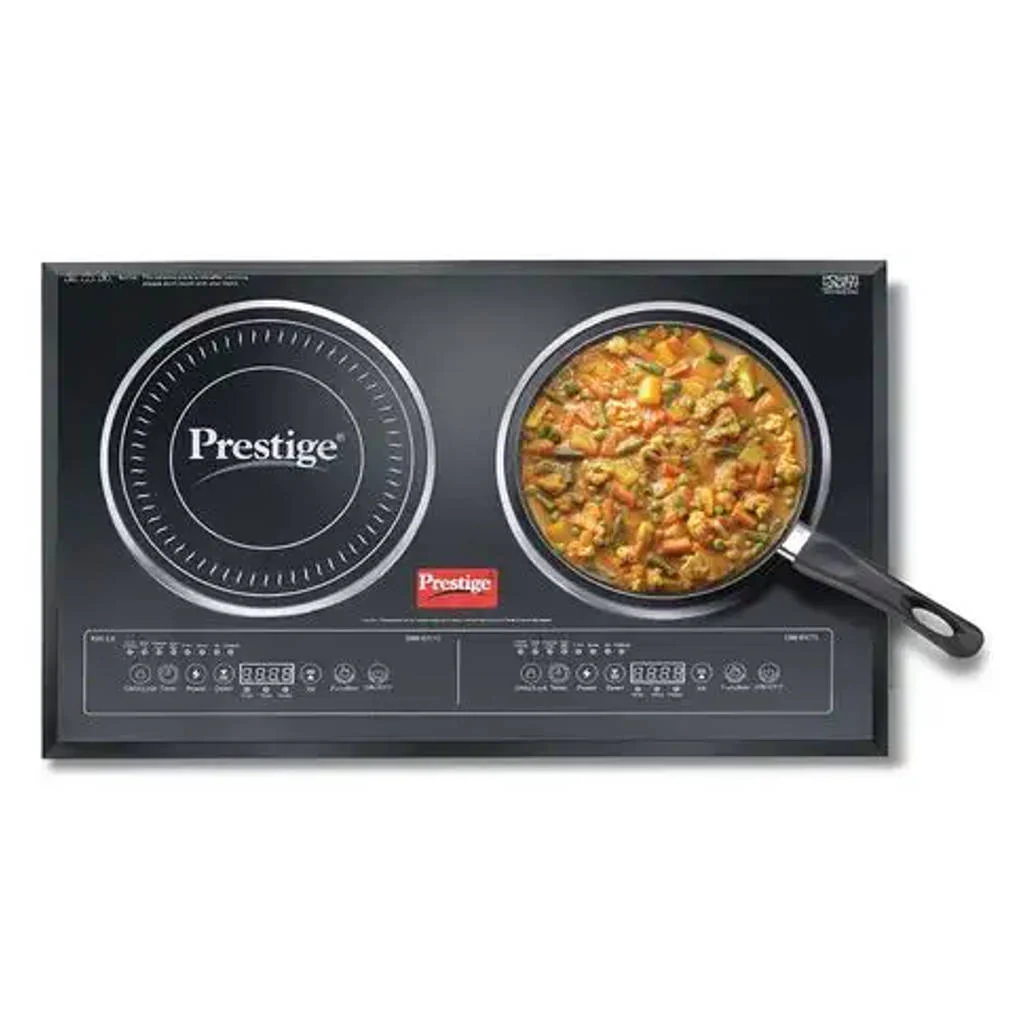Prestige PDIC 3.0 Double Induction Cooktop Black