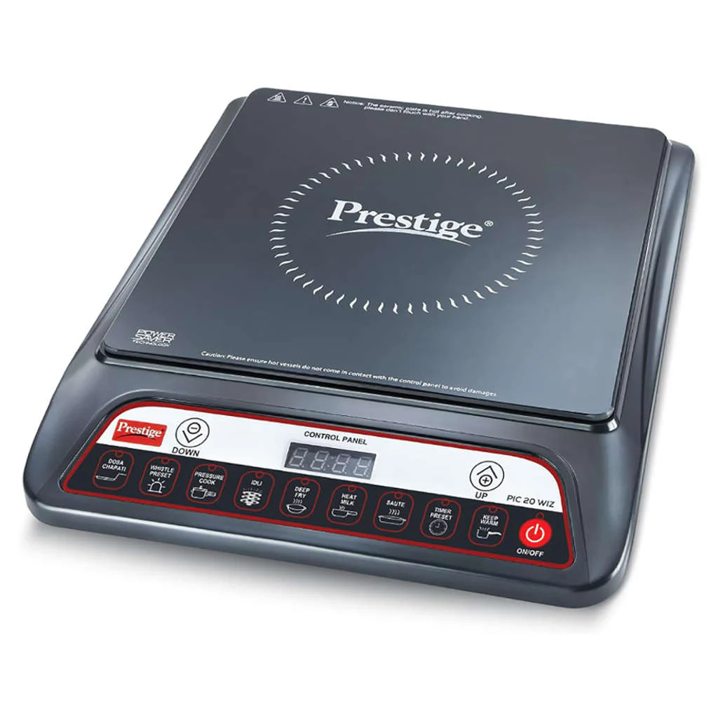 Prestige PIC 20.0 Whistle Counter Induction Cooktop 1600 W Black 41998