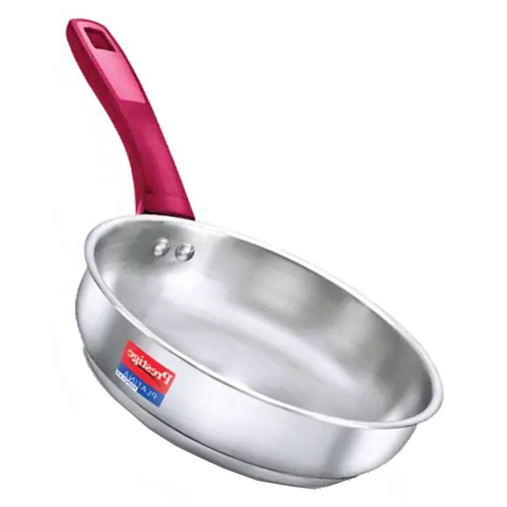 Prestige Platina Popular Stainless Steel Fry Pan 22 cm Silver 36878 - Image 2