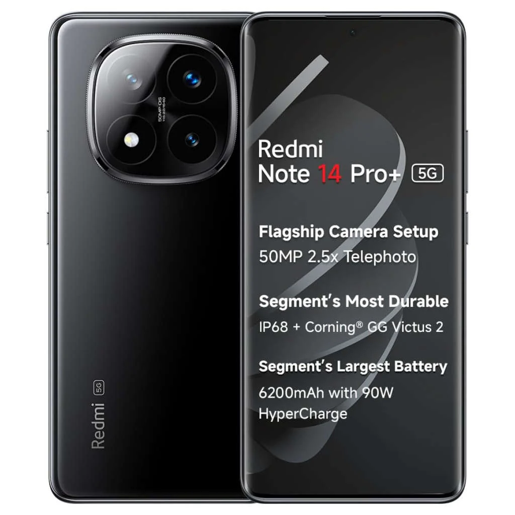 Redmi Note 14 Pro+ Smartphone 12GB RAM 512GB Storage Titan Black