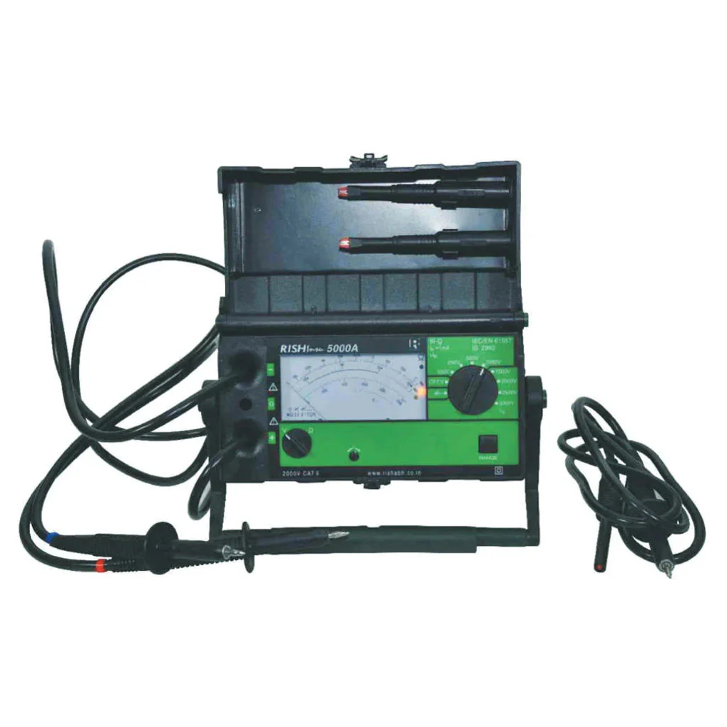 Rishabh Insulation Tester Resistance Range 10K-1T Ohms Insu 5000AKMR
