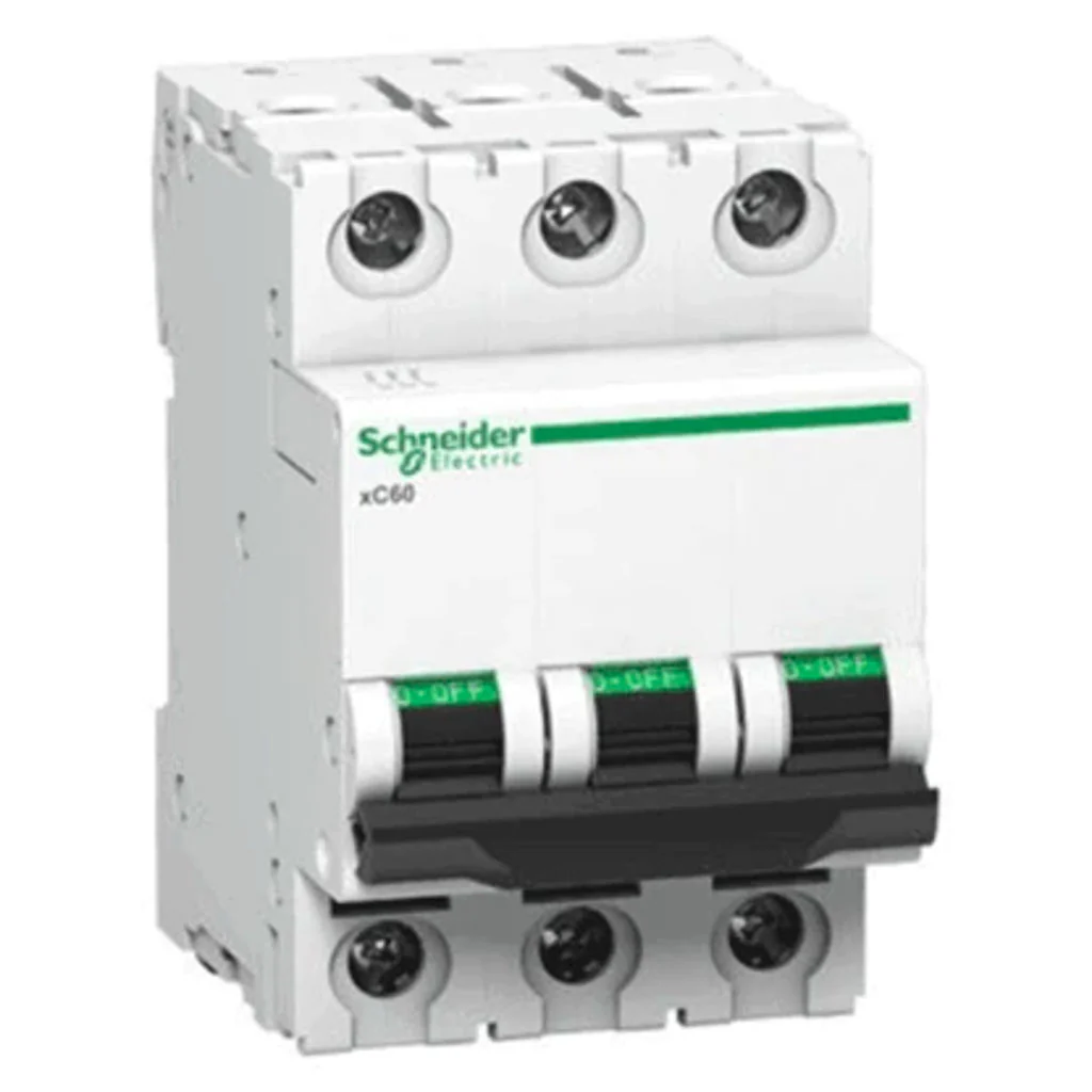 Schneider 16 A Three Pole B-Curve MCB xC60 - A9N3P16B