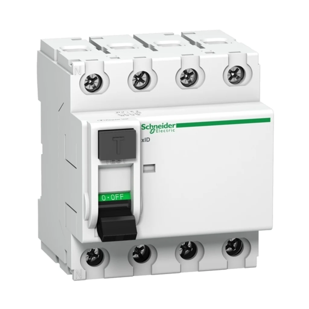 Schneider Acti 9 AC Residual Current Circuit Breakers-xID 63A 4M 4Pole