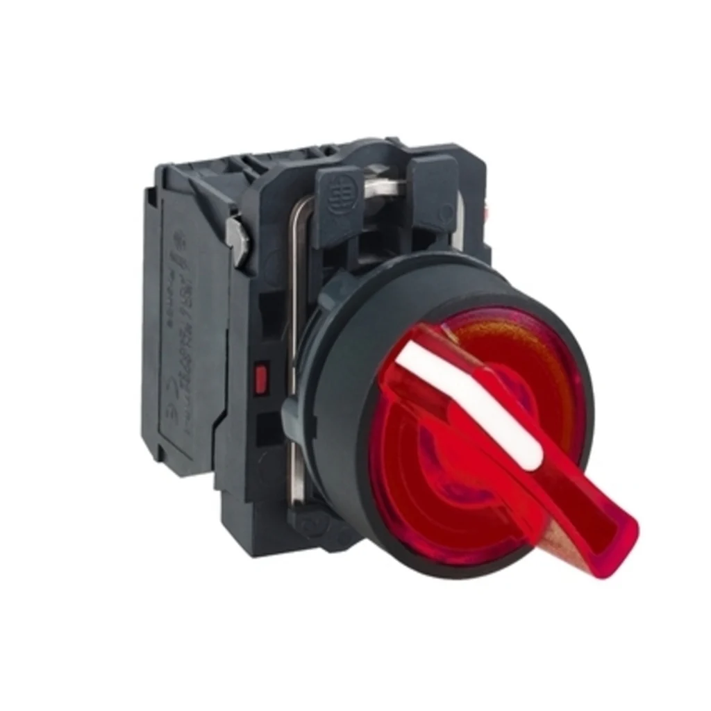 Schneider Harmony XB5 Illuminated Selector Switch 24V - Image 3