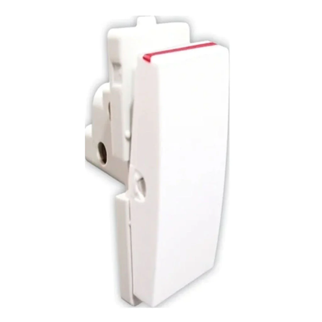 Schneider Opale Switch 16A 1Way 2Module X1121WH