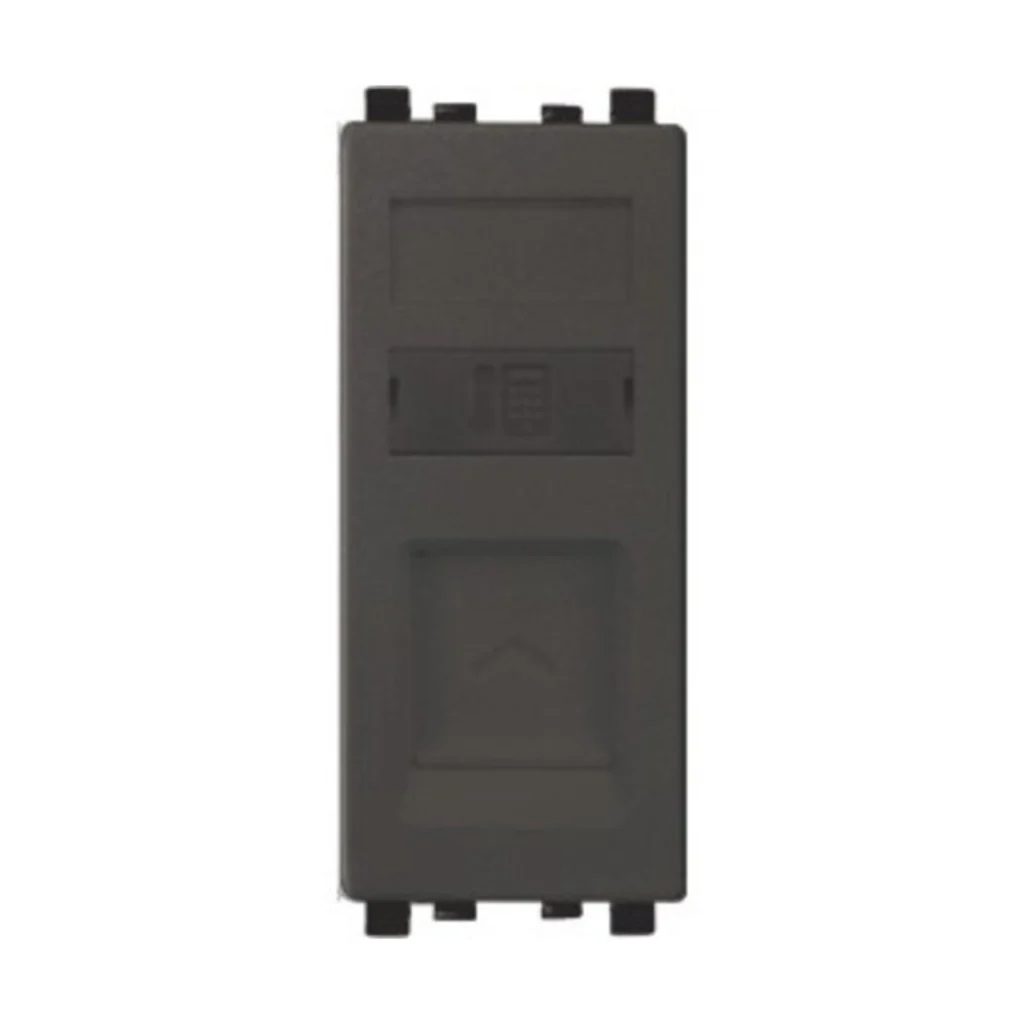 Schneider ZENcelo RJ11 Telephone Outlet With shutter (1 Gang)