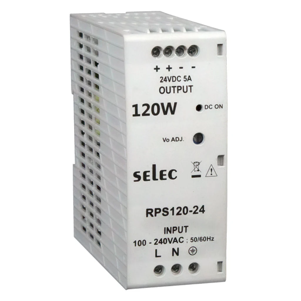Selec Din Rail Mount Power Supply 120 W RPS120-12-CU