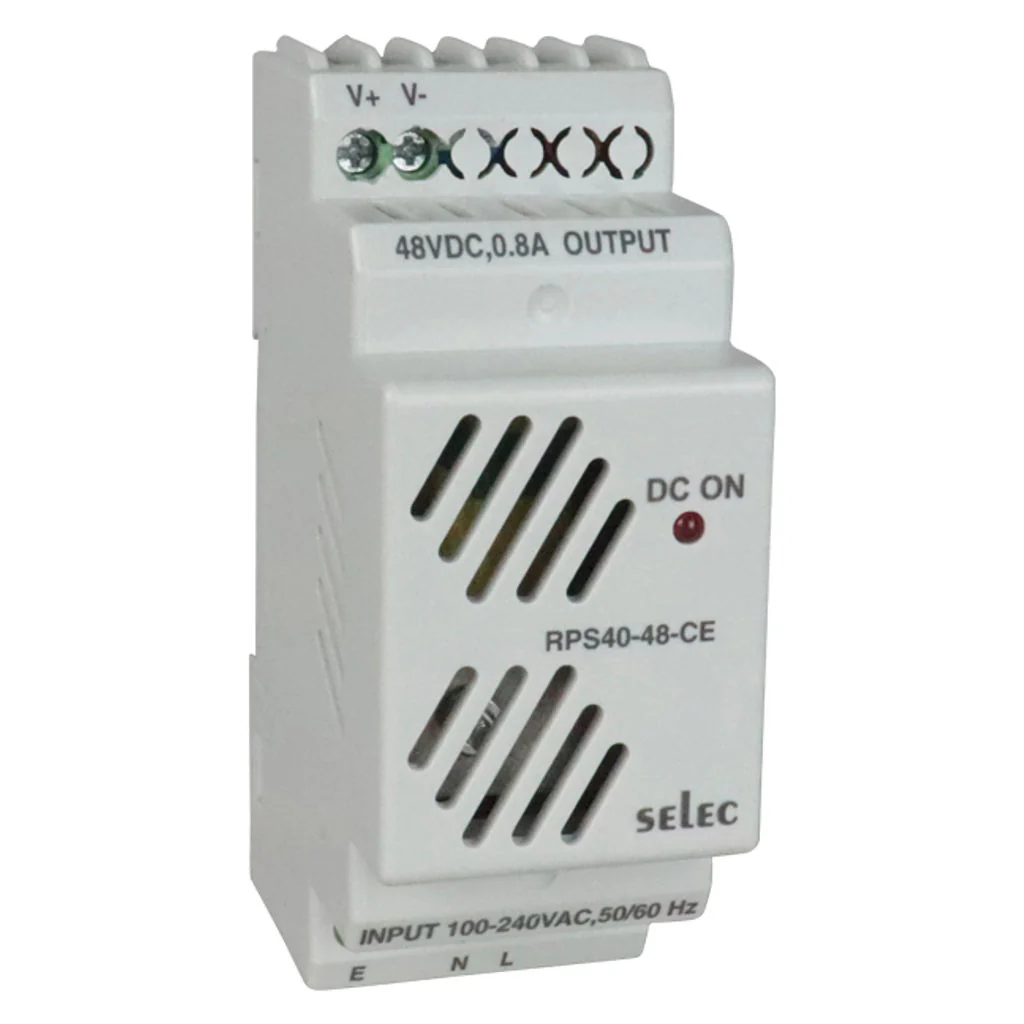 Selec Din Rail Mount Power Supply 40 W RPS40-24-CE
