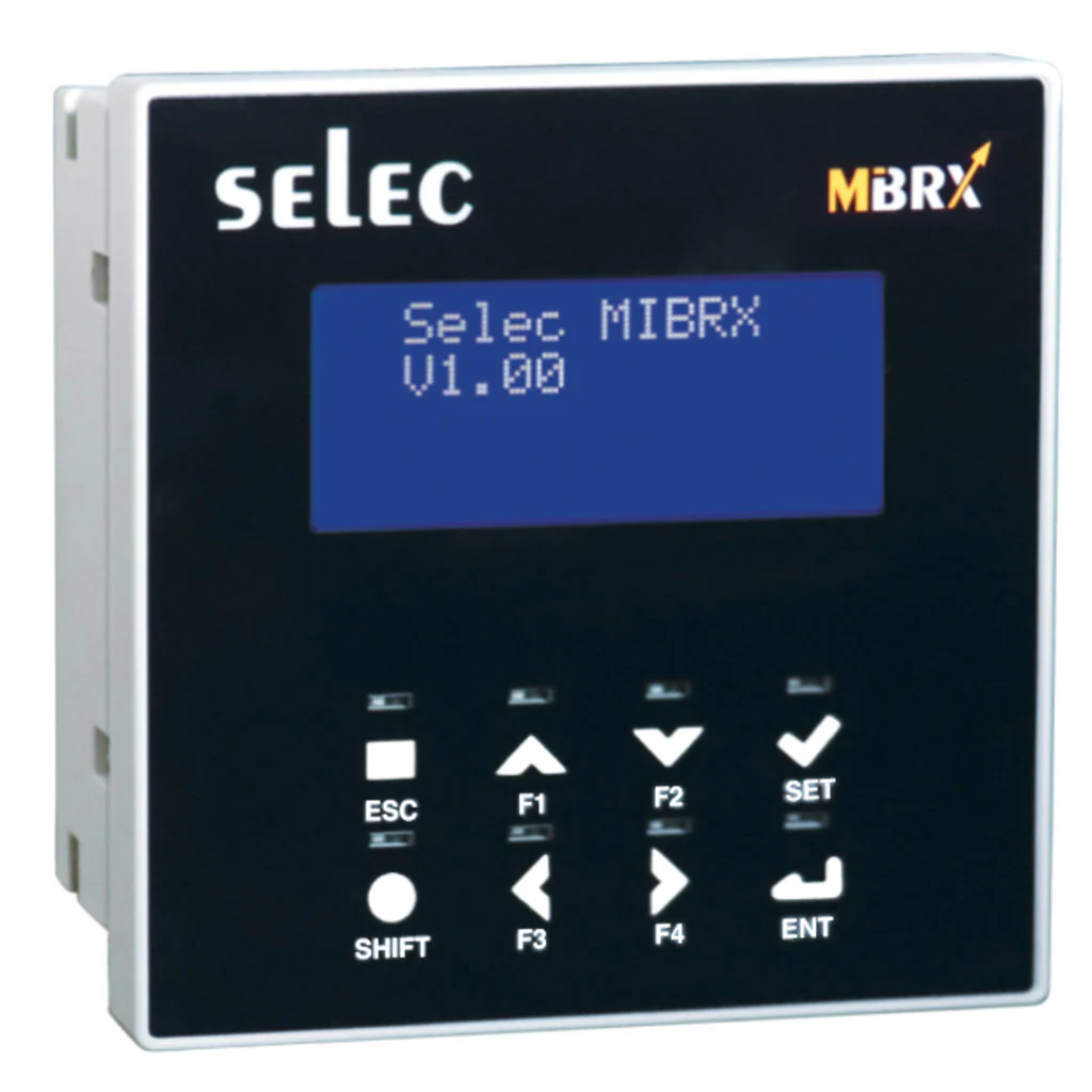 Selec MiBRX 4 Line LCD Text Independent Display MiBRX-DSP-IND-96-8-4-16-B