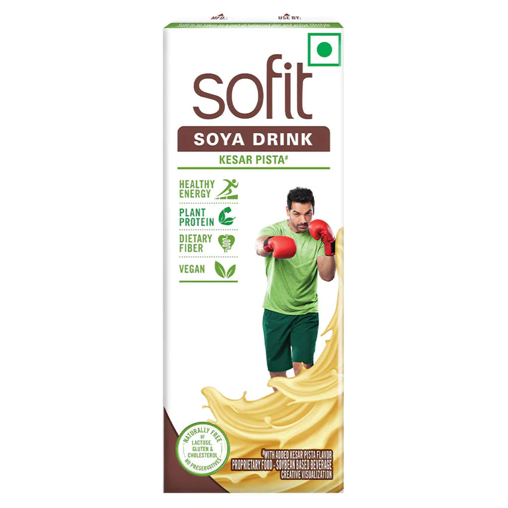 Sofit Soya Drink Kesar Pista Flavour 200ml