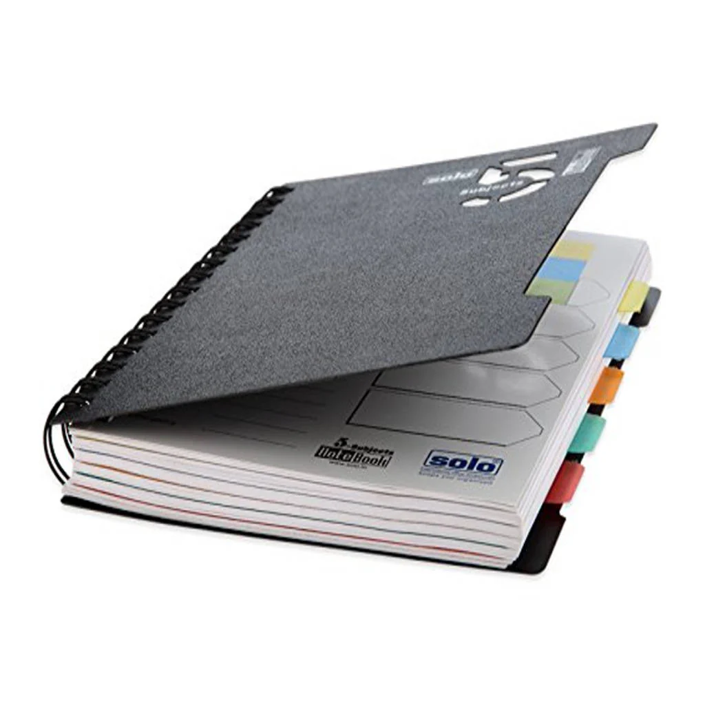Solo 5-Subjects Note Book 300 Pages Black A5 NA 554 - Image 2