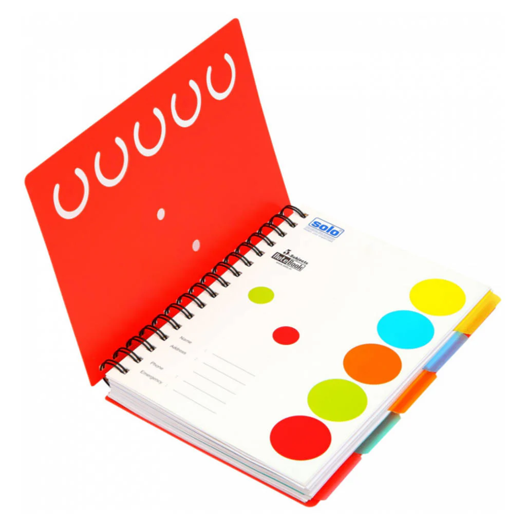Solo 5-Subjects Note Book 300 Pages Red A5 NA 553 - Image 2