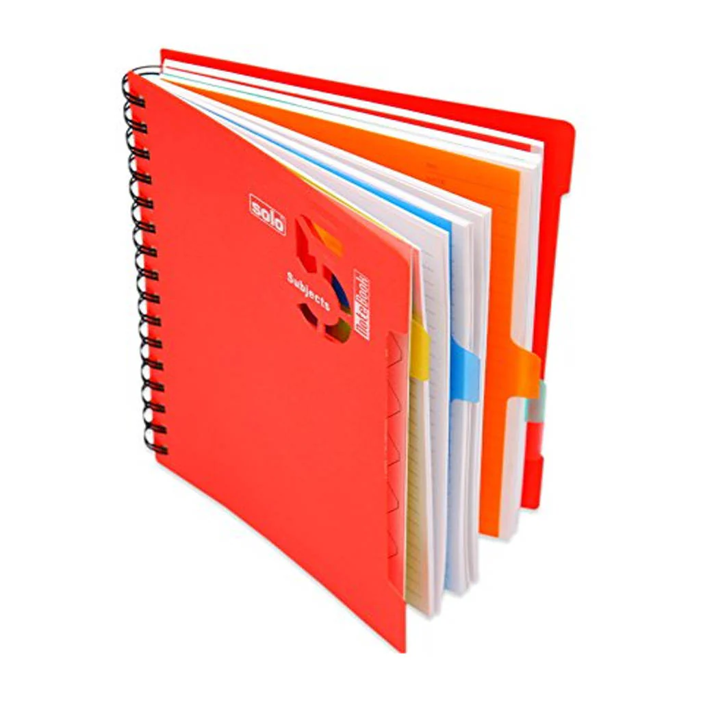 Solo 5-Subjects Note Book 300 Pages Red A5 NA 554 - Image 2