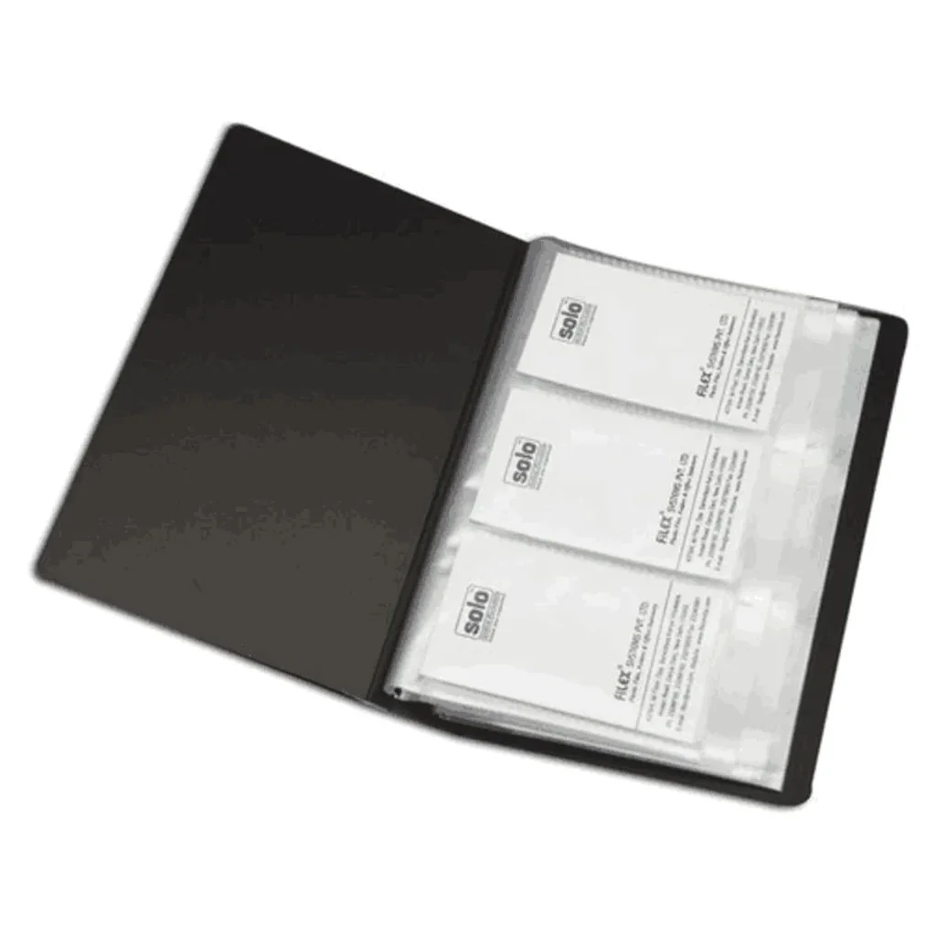 Solo Business Cards Holder 240 Cards Colour May vary BC 802