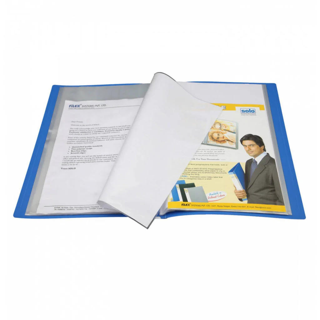 Solo Display File With 40 Pockets Blue F/C Size DF 212 - Image 3