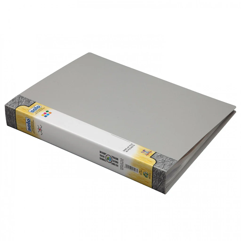Solo Display File With 60 Pockets Grey A4 DF 203 - Image 3