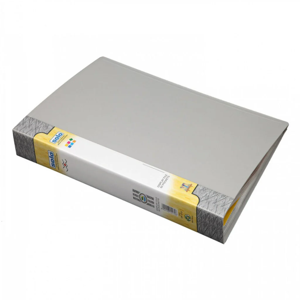 Solo Display File With 60 Pockets Grey F/C Size DF 213 - Image 2